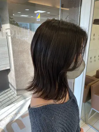 ミディアム 鎌倉/アレンジ/暗髪 /髪質改善/ ユキミのヘアスタイル