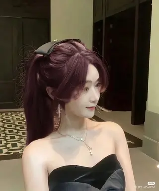 ロング カラー ヘアアレンジ 🫧‪🎀うる艶暖色 🏹Nanako🎀のヘアスタイル