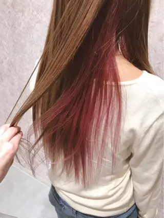 ロング カラー Blanco 村松 美里のヘアスタイル