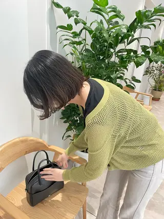 ミディアム カラー ベージュ🤎透明感 カラー🤎anriのヘアスタイル