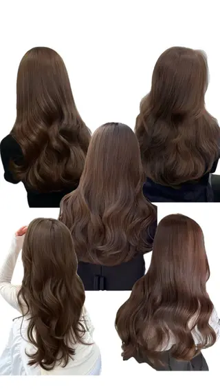 ロング カラー キラ🌟 艶感color🎀のヘアスタイル