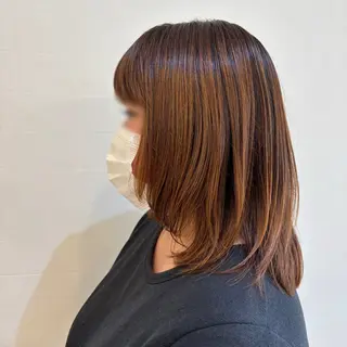 ミディアム 加藤 くるみのヘアスタイル