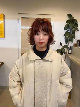 ミディアム カラー パーマ GATTACA所属・KEI gattacaのヘアスタイル