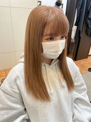 ロング カラー SOYON なんば店所属・水島 真彩のヘアスタイル