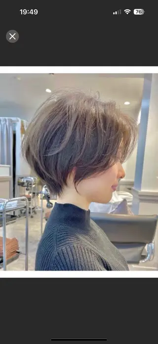 ショート あいこ/ハンサム ショート/銀座🌷のヘアスタイル