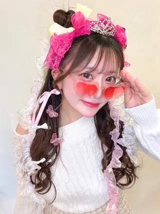 ロング ヘアアレンジ エクステ指名数 No.1💖ゆい🌈のヘアスタイル