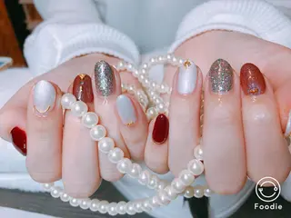 ロング ネイル 長さ出し専門 nynaのネイルデザイン