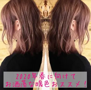 ミディアム テトネ タカシのヘアスタイル
