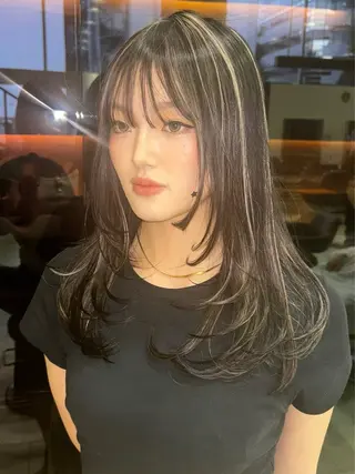 ロング レイヤー/マツエク 💋𝑨𝑵𝑵𝑨のヘアスタイル