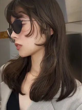 ロング カラー 表参道/赤み無し 透明感 colorのヘアスタイル