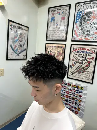 ショート ワープ ヘアー所属・浜木 穂嵩のヘアスタイル