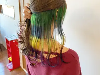 セミロング カラー 鈴木 翔梧のヘアスタイル