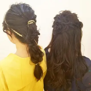 ヘアアレンジ EMANON名古屋所属・美谷添（ミヤゾエ） まどか大人ヘアサロンのヘアスタイル