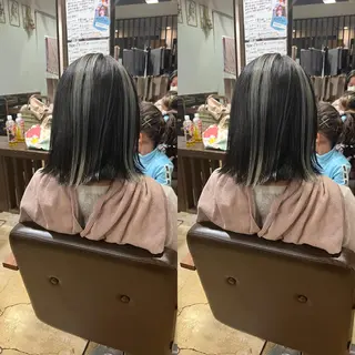 ミディアム カラー ZIPセカンド所属・北原 練のヘアスタイル
