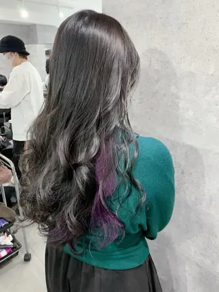 ロング カラー _WHITE 天神店 YUMEKA🐻のヘアスタイル