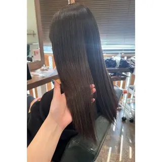 ロング ハイトーン/ ダブルカラー/透明感のヘアスタイル