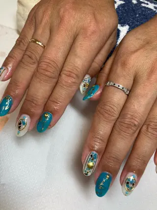 ネイル rukianail 新里のネイルデザイン