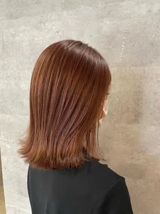 ミディアム カラー 難波/ハイトーン 🦋AOI🦋のヘアスタイル