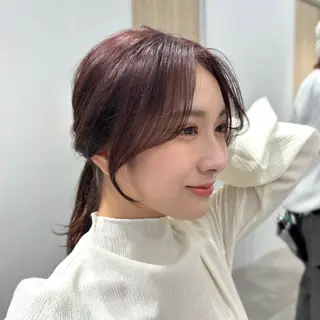 ミディアム unami shibuya所属・ren ボブロブ/ミディアムのヘアスタイル
