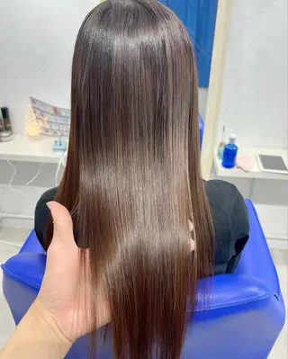 ロング カラー パーマ ヘアアレンジ 髪質改善✨美髪✨小顔 専門美容師chibaのヘアスタイル