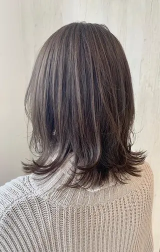 セミロング カラー ROW町田★ 船木のヘアスタイル