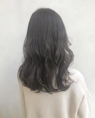 セミロング カラー nakahara madokaのヘアスタイル