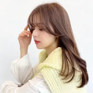 ロング カラー Sana / 韓国ヘア / カラーのヘアスタイル