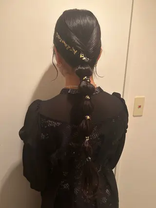 ロング ヘアアレンジ T Ayaのヘアスタイル