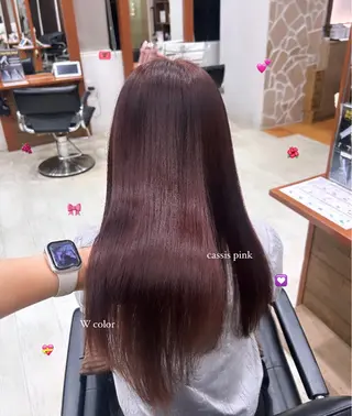 ロング カラー CIEL 難波店所属・🎀透明感/レイヤ ー/Kotona🎀のヘアスタイル