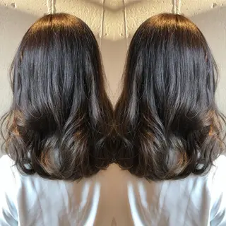 ミディアム あらき ちさとのヘアスタイル