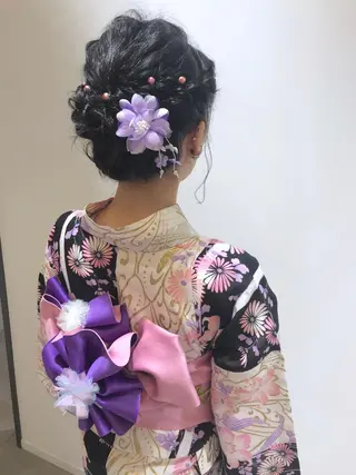 セミロング ヘアアレンジ 🐺ウルフ/レイヤー 似合わせ‎🤍沙羅のヘアスタイル