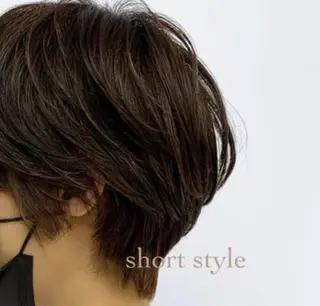 ショート 高橋 沙央のヘアスタイル