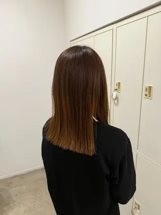 セミロング eclat hair's BEAU group所属・吉川 莉央のヘアスタイル