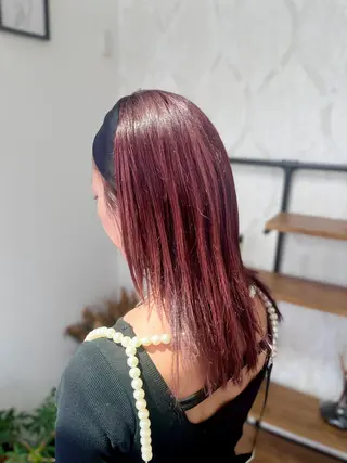 ミディアム カラー STRAAL所属・カットモデル✂️ ゆうかのヘアスタイル