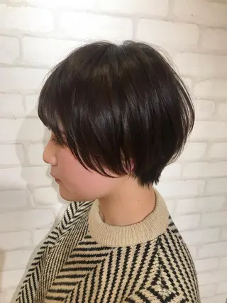 ショート hair relaxation drop所属・drop/鶴見 /西巻大のヘアスタイル