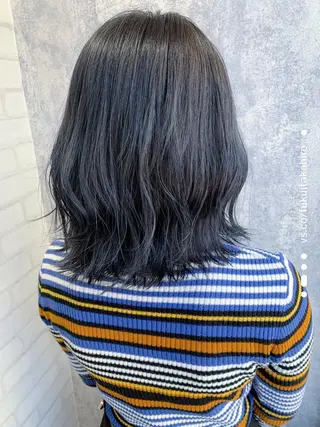 ミディアム カラー Zina福岡天神🪞 髪質改善🪞レイヤーのヘアスタイル