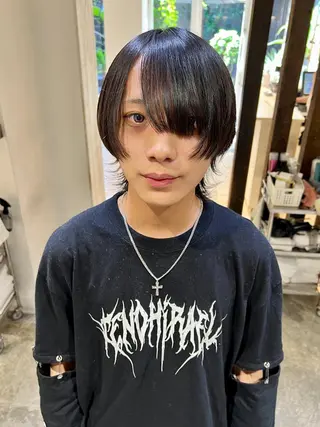 ショート 【ロングウルフカット 姫カット】伊藤裕哉のヘアスタイル