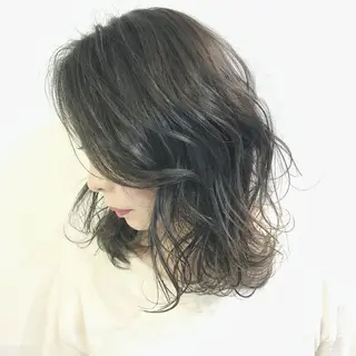 セミロング カラー [店長]加地 峻のヘアスタイル