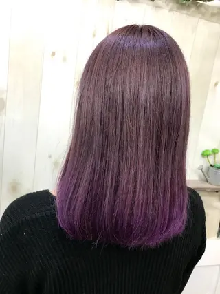 ミディアム カラー hair living Liko池袋東口店【ヘアーリビング　リコ】所属・🌱透明感カラー☘️ TOYO🌱のヘアスタイル