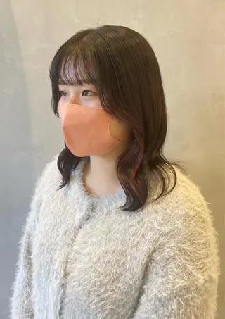 セミロング 小野寺 彩夏のヘアスタイル