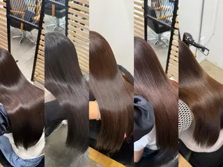 ロング ひろし/髪質改善/ 縮毛矯正/透明感✨のヘアスタイル