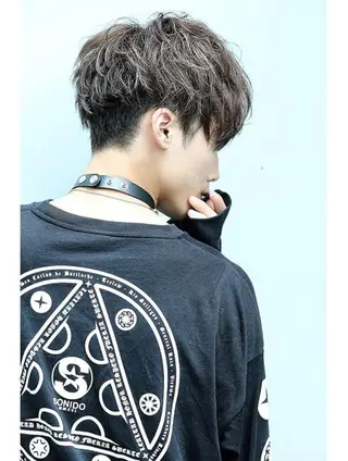 ショート 【溝の口の艶髪の神様 】田仲雄大のヘアスタイル