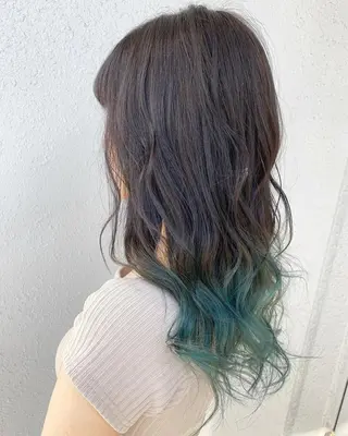 ロング カラー 後藤紗英/髪質改善 /オリーブベージュのヘアスタイル