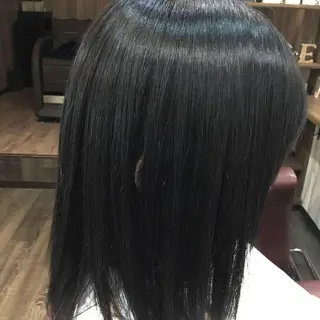 ミディアム カラー パーマ embrace エンブレイスのヘアスタイル