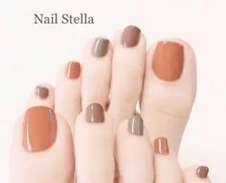 ショート カラー ネイル nailStella KOKOIST取扱店のネイルデザイン
