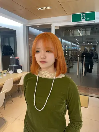 セミロング ❤︎韓国レイヤー❤︎ アカリのヘアスタイル