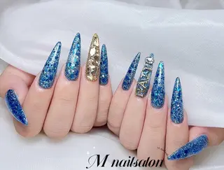 ネイル M🌷nail 長さだし専門店のネイルデザイン