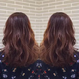 ロング カラー ヘアアレンジ 山北 咲子のヘアスタイル