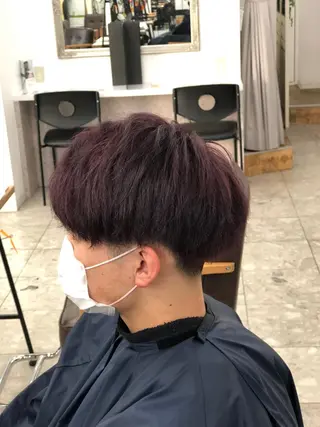 カラー メンズパーマ 特化中澤のヘアスタイル