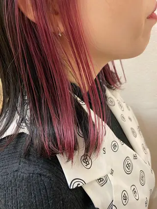 ミディアム カラー ダブルカラー ブリーチ/kaitoのヘアスタイル